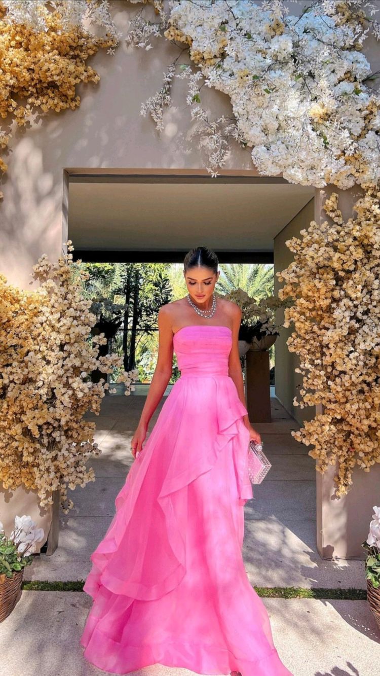 Pink Long Formal Gowns, Pink Party Dresses fg2673 – formalgowns