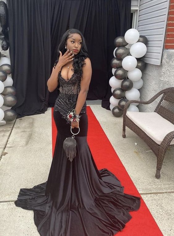 2023 Mermaid Long Black Prom Dresses Party Dress fg3140 formalgowns 2023 Mermaid Long Black Prom Dresses Party Dress fg3140 formalgowns