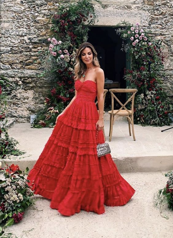 Fashion Red Prom Dresses Long Sexy Prom Dress fg2827