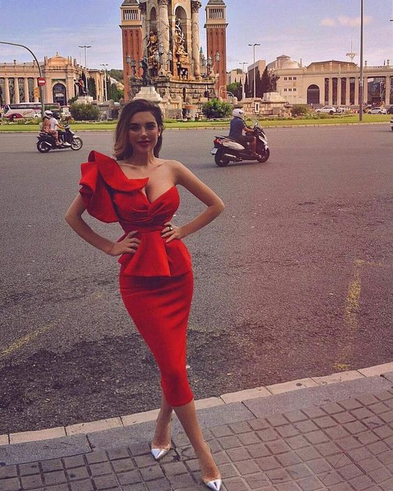 Red Homecoming Dress, Charming Homecoming Dress fg1396