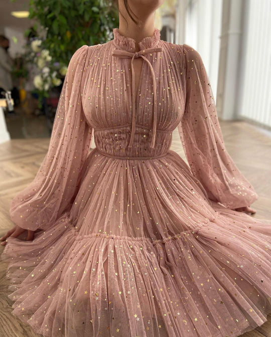 Pastel Pink Mini Dress Short Prom Dresses, Homecoming Dresses fg2618 formalgowns Pastel Pink Mini Dress Short Prom Dresses, Homecoming Dresses fg2618 formalgowns