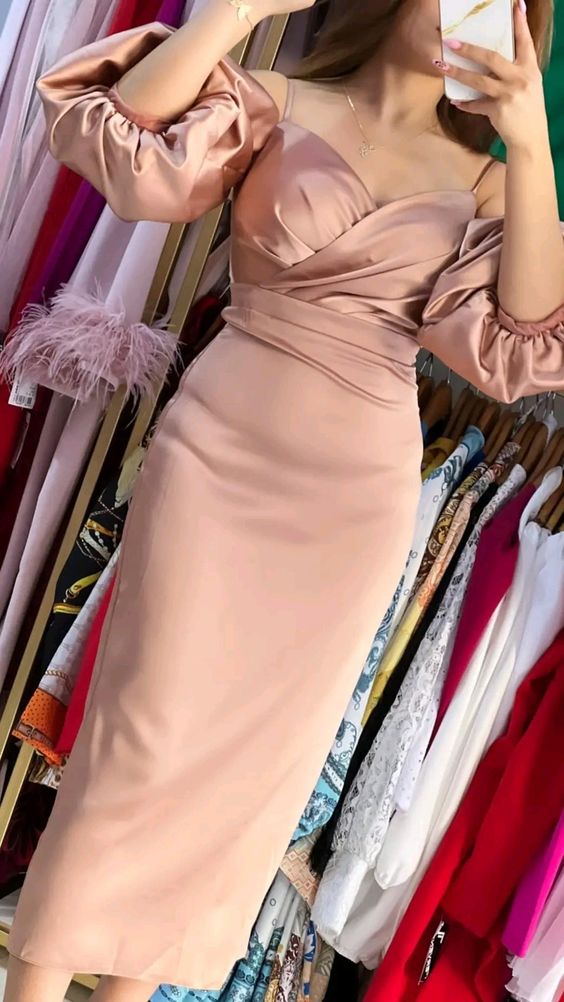 Robe de soirée à bretelles spaghetti, robe de bal, robe de soirée fg2329
