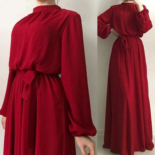 Robe de bal rouge, robe de soirée sur mesure fg1717
