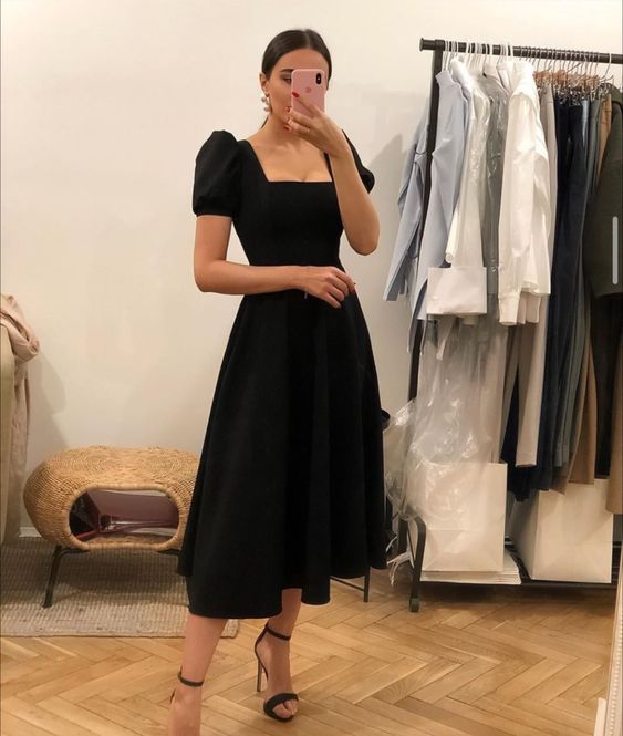 Schwarzes Ballkleid, modische Ballkleider fg1459