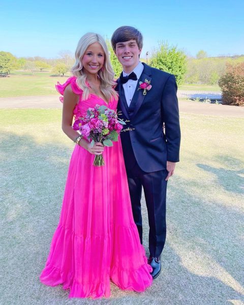 Elegant Hot Pink Long Prom Dresses fg2342 formalgowns Elegant Hot Pink Long Prom Dresses fg2342 formalgowns
