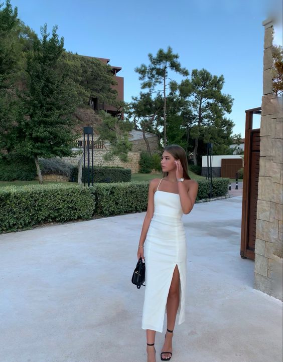 Sexy white prom dress fg1038