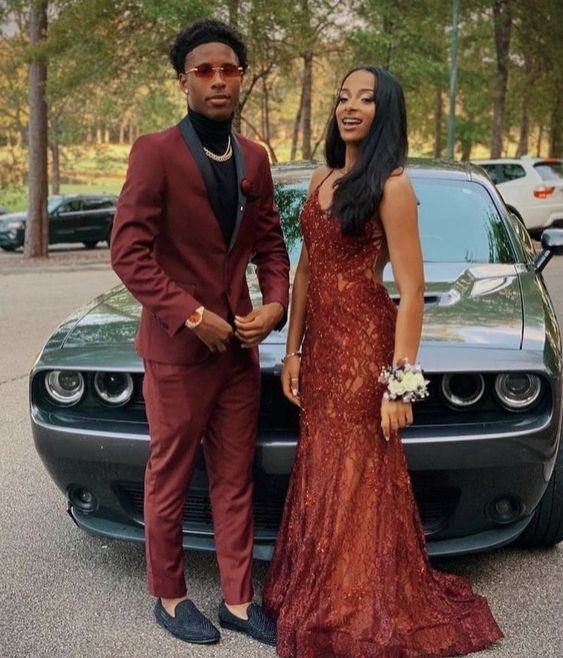 Burgundy Mermaid Prom Dresses, Fashion Evening Dresses fg1618