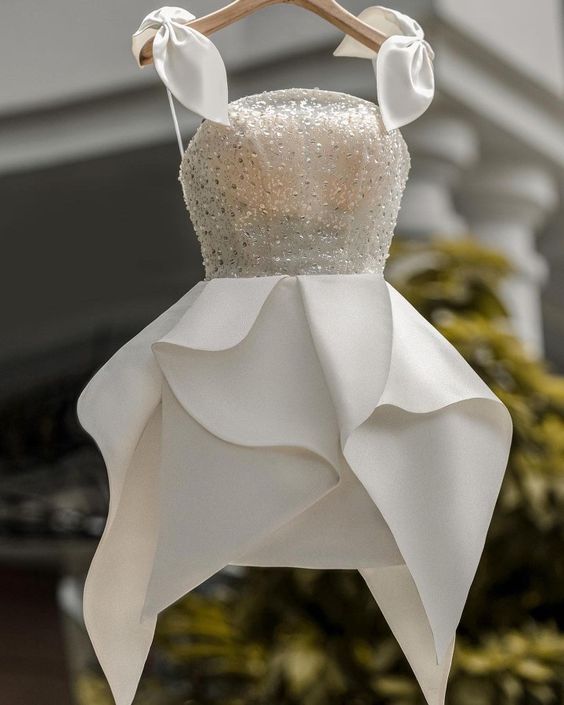 White Short Party Dress Homecoming Dress Short Wedding Dress fg2315 formalgowns White Short Party Dress Homecoming Dress Short Wedding Dress fg2315 formalgowns