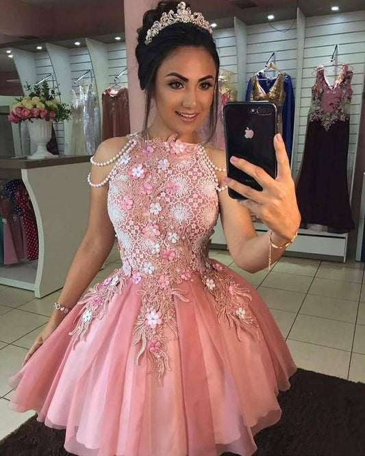 Robe de soirée courte trapèze fg1068