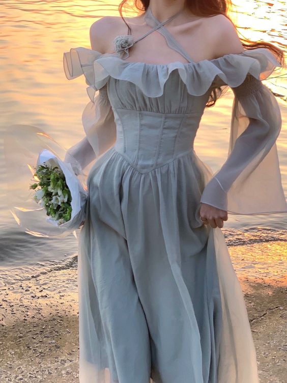 Summer New Elegant Midi Dress For Women Prom Dresses fg2015