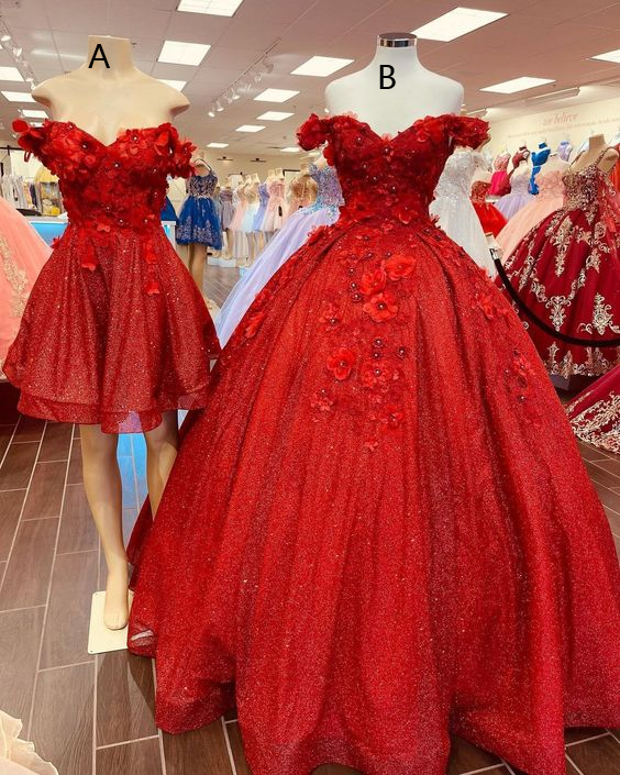 Red Ball Gown Prom Dresses Long Sexy Prom Dress fg2777
