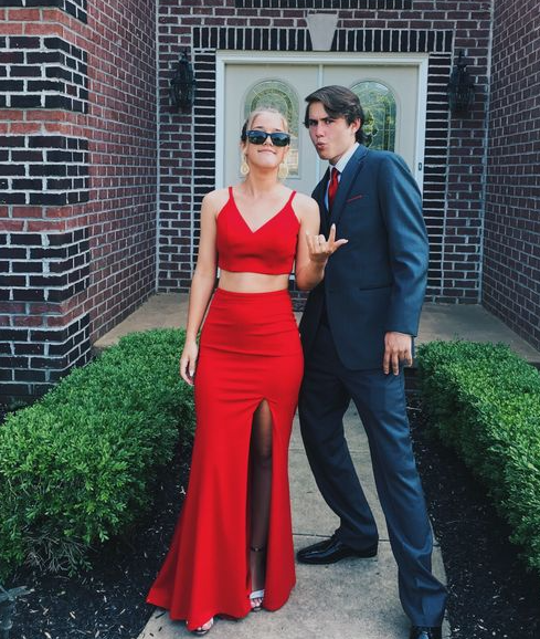 Red Prom Dresses Two Piece Evening Dresses fg2149 formalgowns Red Prom Dresses Two Piece Evening Dresses fg2149 formalgowns