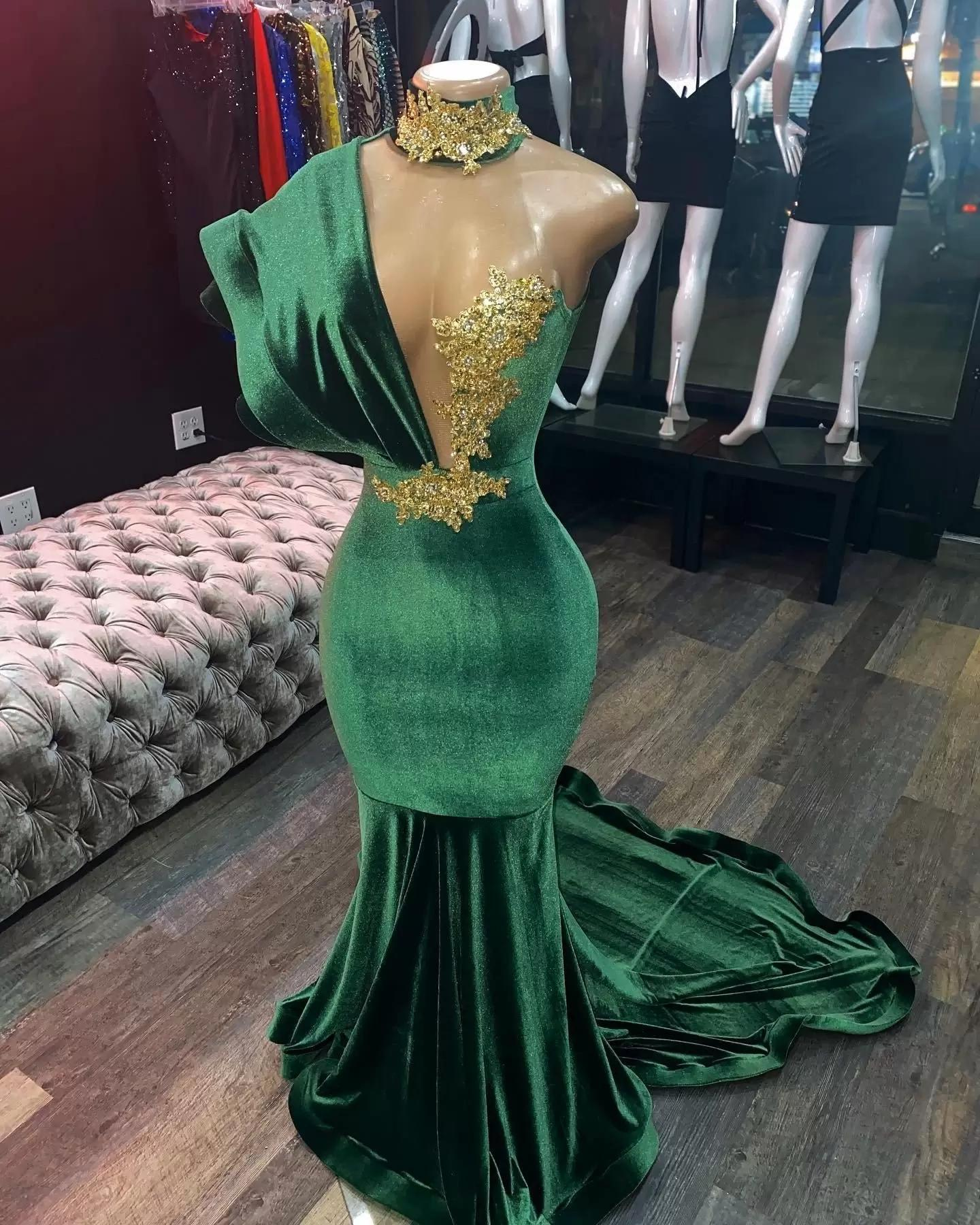 Grüne Abendkleider, Langes Ballkleid fg3337