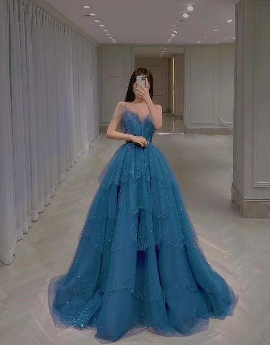 Elegant Long Prom Dresses, Long Formal Evening Dresses fg759