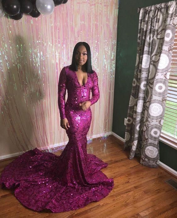 Mermaid long Prom Dress, Formal Gown fg773