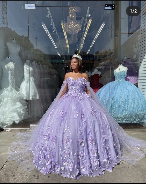 Quinceanera Kleider Spitze Applique Sweet 16 Kleid Ballkleid Ballkleid fg894