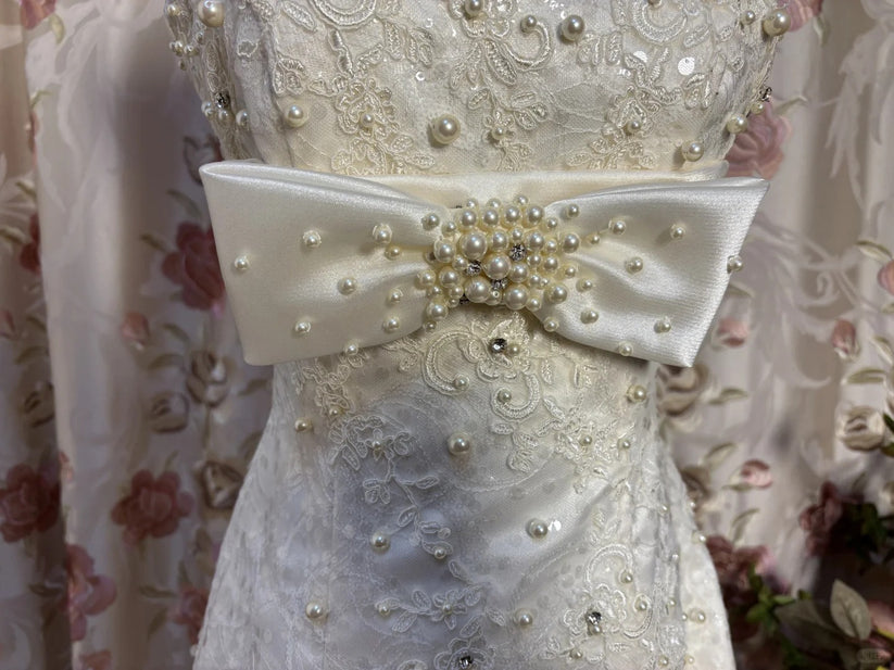 Elegant A Line Long Wedding Dress Princess Evening Dress      fg6870