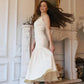 Elegant Square Neck Maxi Dress Sleeveless Women's Party Dress   fg7378