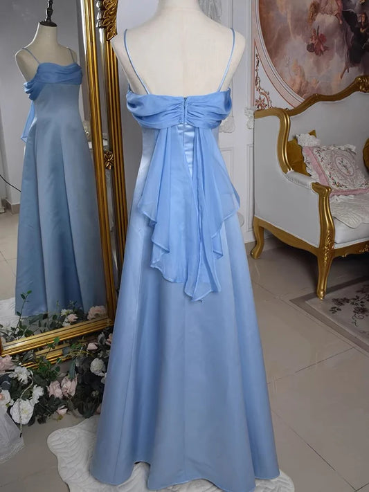 Robe de bal élégante à bretelles spaghetti vintage fg7303