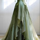 New Elegant A Line Green V Neck Chiffon Long Prom Dress,Evening Dress        fg7197