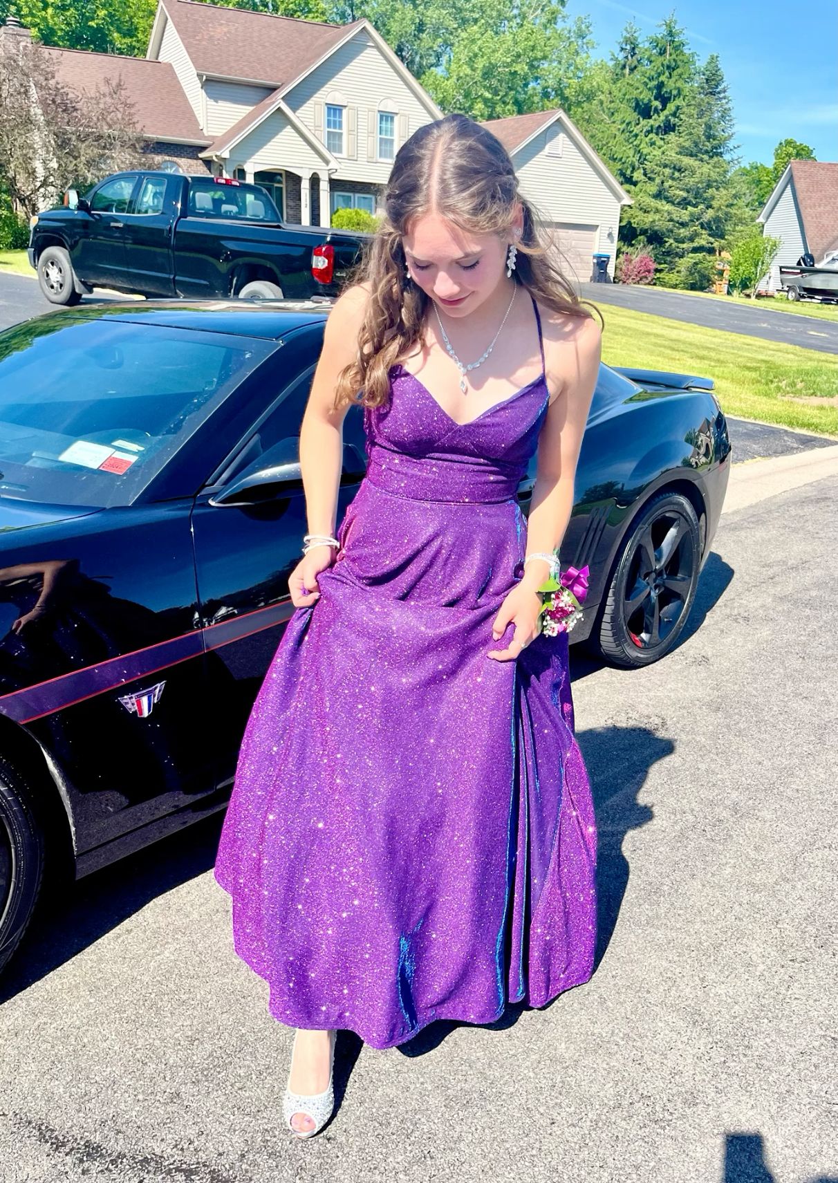 Simple V Neck Purple Long Prom Dresses, V Neck Purple Formal Dresses fg7039 Simple V Neck Purple Long Prom Dresses, V Neck Purple Formal Dresses fg7039