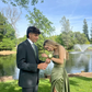 Trägerloses, langes Ballkleid aus grünem Satin mit Schlitz fg6646