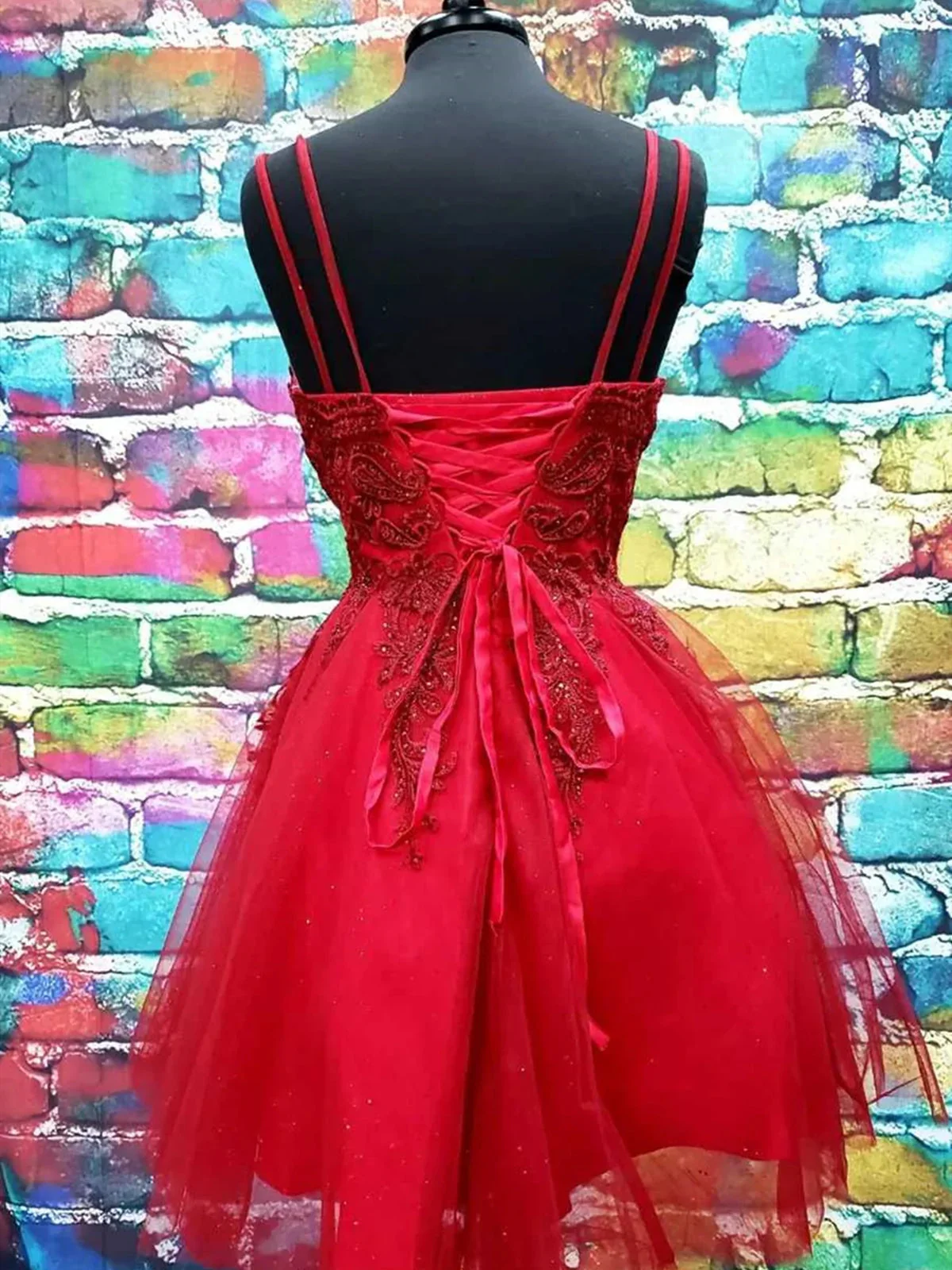 A Line V Neck Short Lace Prom Dresses, Short Formal Homecoming Dresses formalgowns A Line V Neck Short Lace Prom Dresses, Short Formal Homecoming Dresses formalgowns