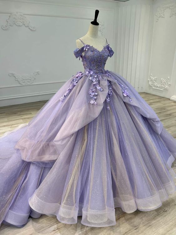 Ball gown long prom dresses, evening dresses,party dresses, formal dre