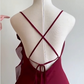 Burgundy Cocktail Dress Short Party Dress Homecoming Dress      fg7537