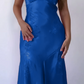 Robe de soirée longue à col en V fg5162