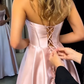 A Line Pink Formal Dress Party Dress Long Evening Dress Prom Dresses    fg7815