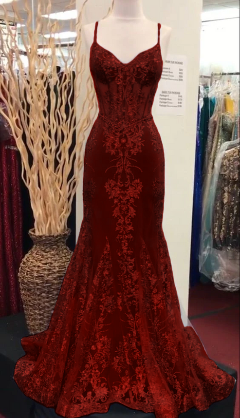 Mermaid Long Prom Dress,Simple Evening Dress Y1957 main image 1