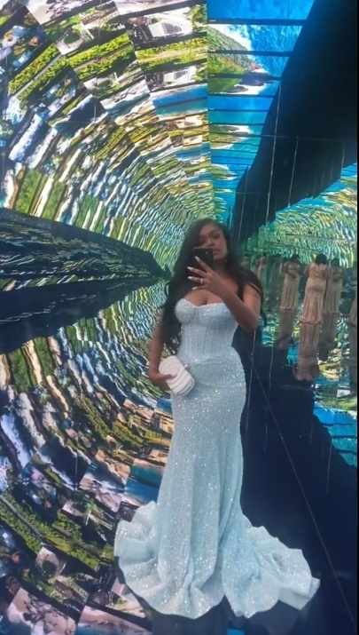 Light Blue Mermaid Long Prom Dresses Formal Evening Dress  fg7622