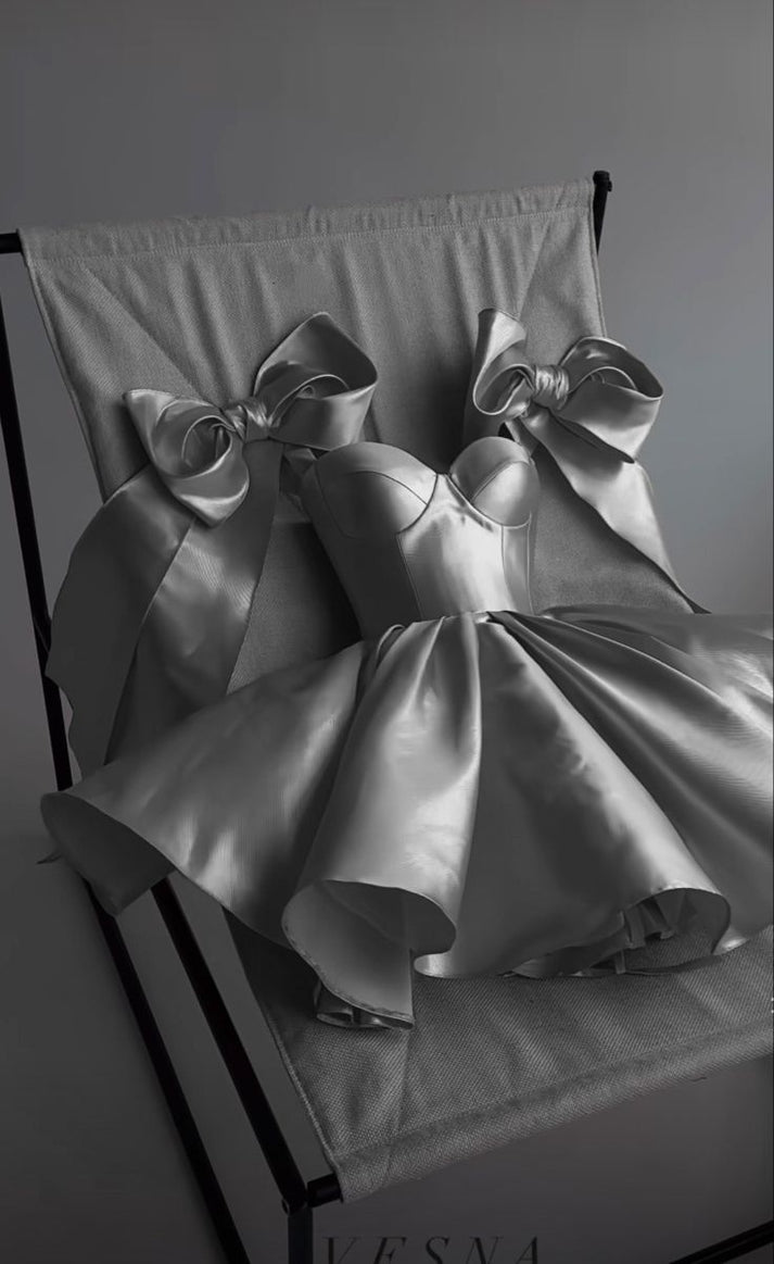 White Homecoming Dresses Short Party Gowns main image 1