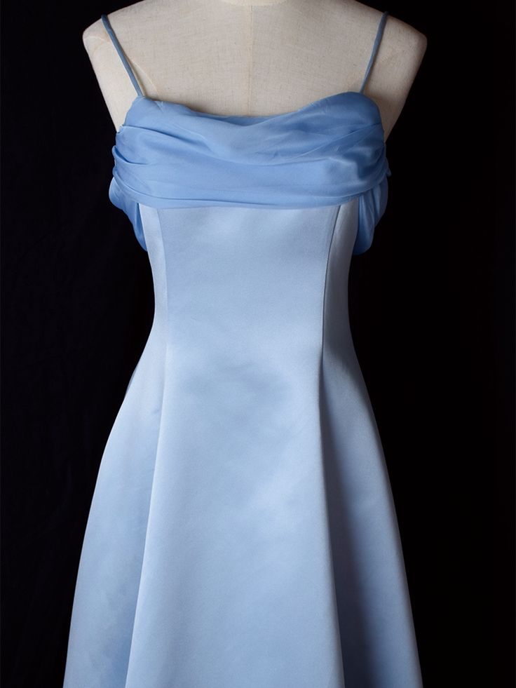 Robe de bal élégante à bretelles spaghetti vintage fg7303