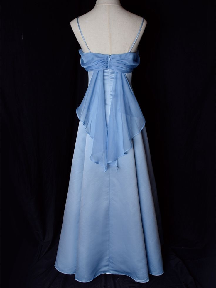 Robe de bal élégante à bretelles spaghetti vintage fg7303