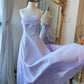 Robe de bal élégante à bretelles spaghetti vintage fg7303