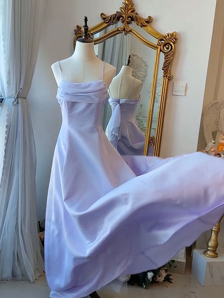 Robe de bal élégante à bretelles spaghetti vintage fg7303