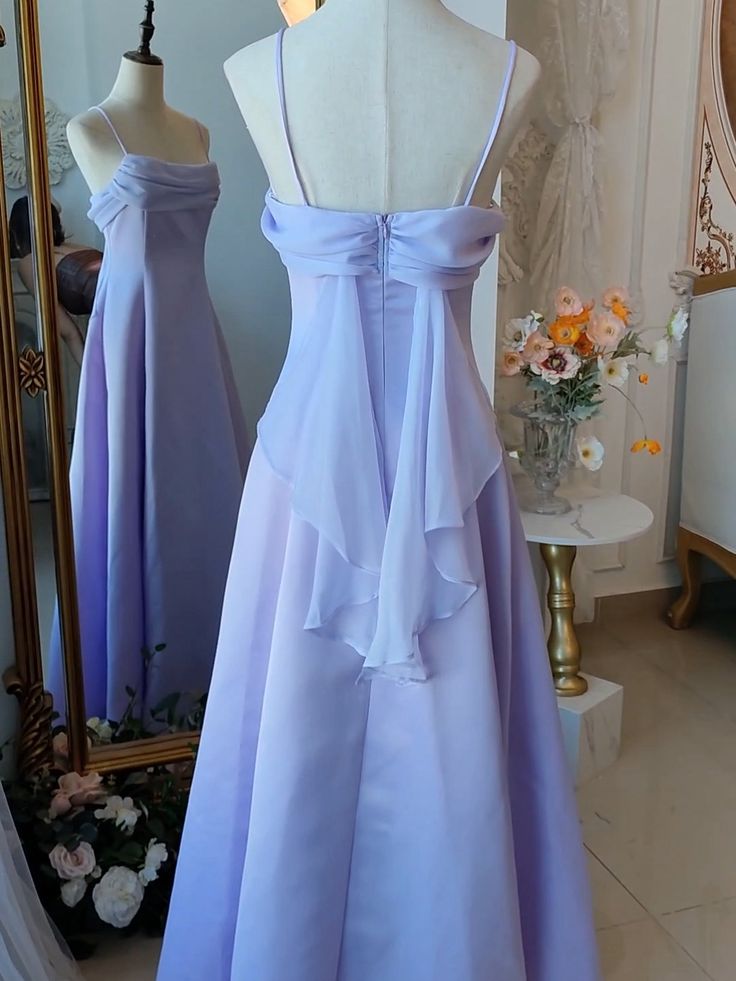 Robe de bal élégante à bretelles spaghetti vintage fg7303