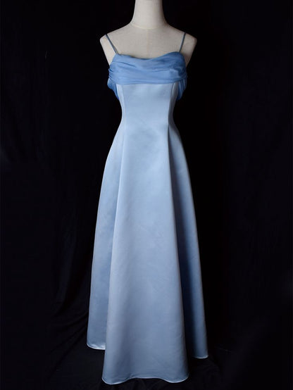 Robe de bal élégante à bretelles spaghetti vintage fg7303