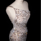 Buntes Meerjungfrau-Partykleid mit Pailletten und langen Abschlusskleidern fg8362