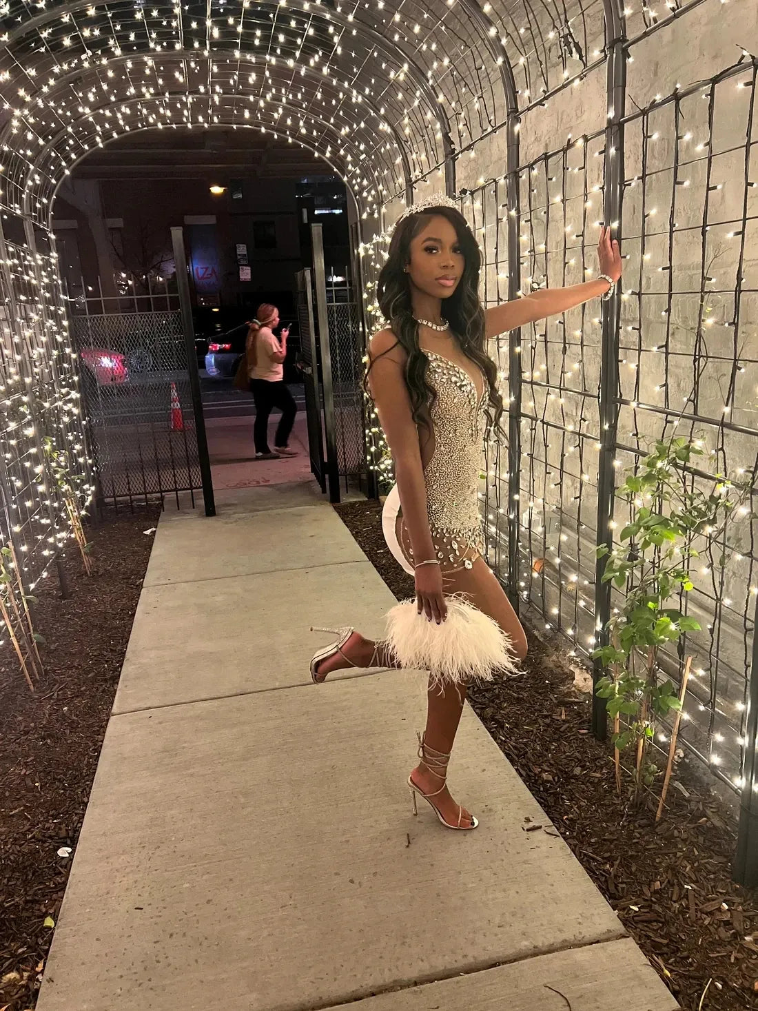Robe de soirée courte noire irrégulière, tenue d'anniversaire, robe de cocktail, fg8064