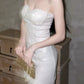 Sexy Shinny Kurzes Abendkleid Cocktailkleider Kurzes Geburtstagspartykleid fg7890