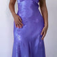 Robe de soirée longue à col en V fg5162