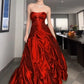 Langes grünes ärmelloses Partykleid aus Satin, formelles Kleid, fg5957