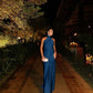 Sexy Etuikleid Blau Abendkleid Ball Party Kleider fg6388
