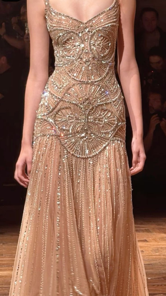 Mermaid Beading Prom Party Dress Evening Dress 22nd Birthday Outfitfg8398