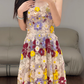 A Line Flowers Prom Party Dress Evening Dress Classy Birthday Outfit  fg8636