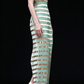 Green Strapless Velvet  Evening Gown fg9087