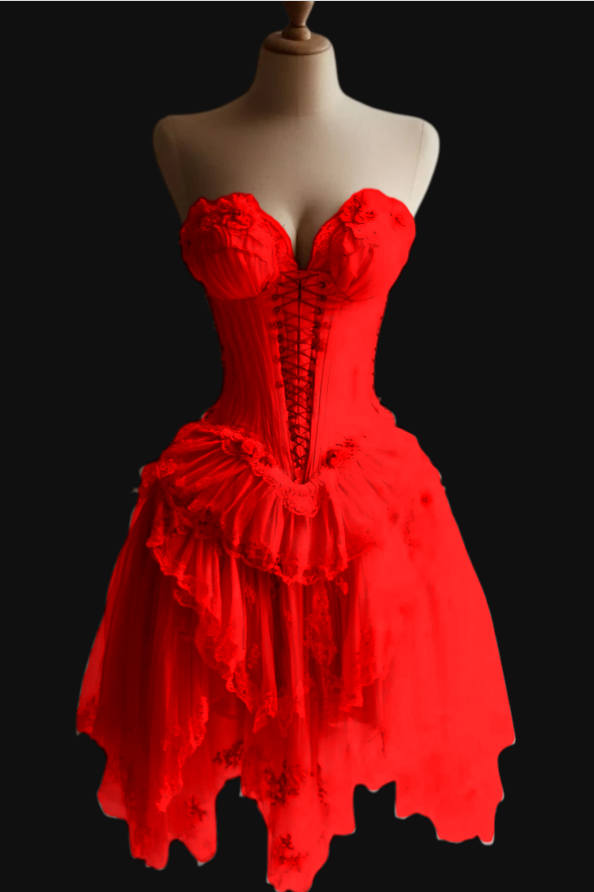 Retro Elfenbein Spitzenkleid Sexy Kurzes Partykleid Homecoming Kleid fg7222